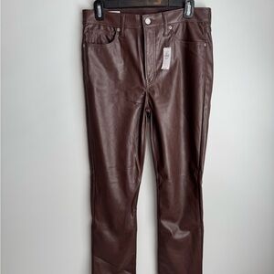 GAP Faux Leather Pants